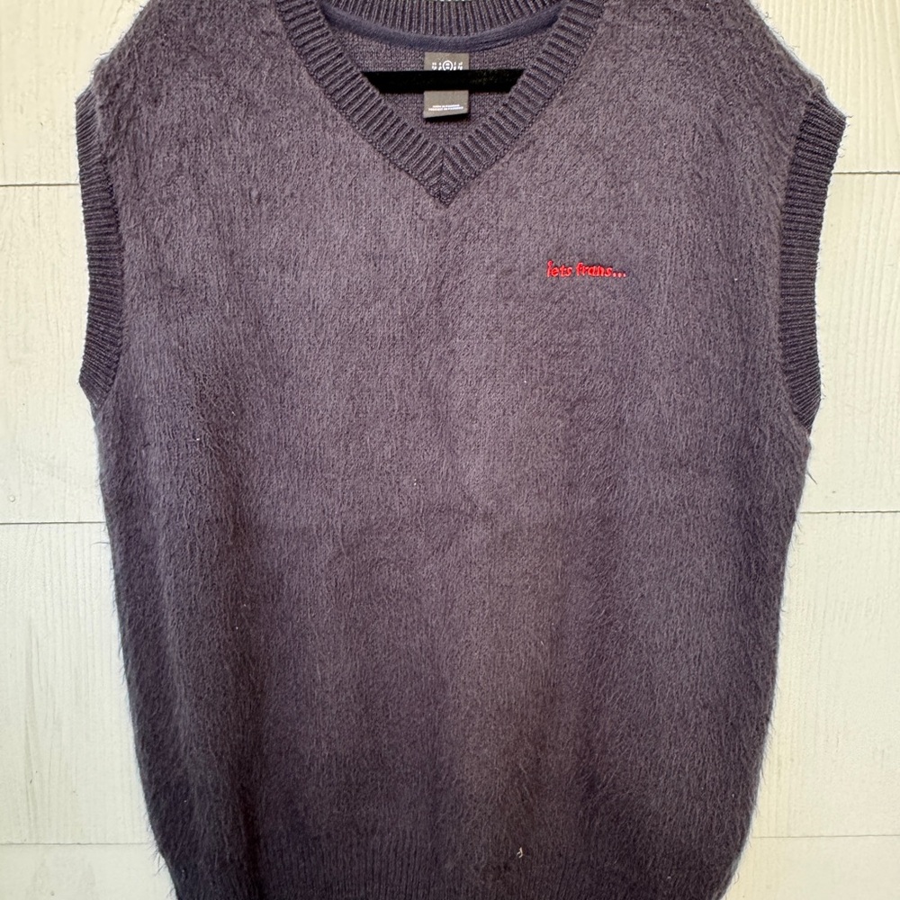 Men's Gray Sweater Vest